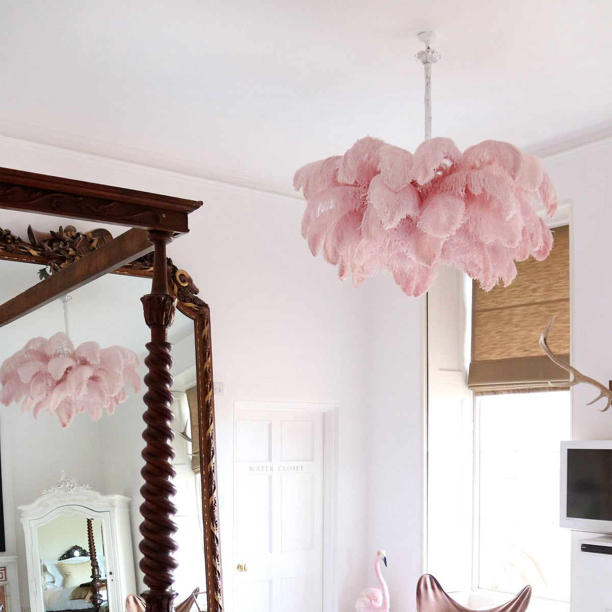 Ostrich Feather Chandeliers – detail 6