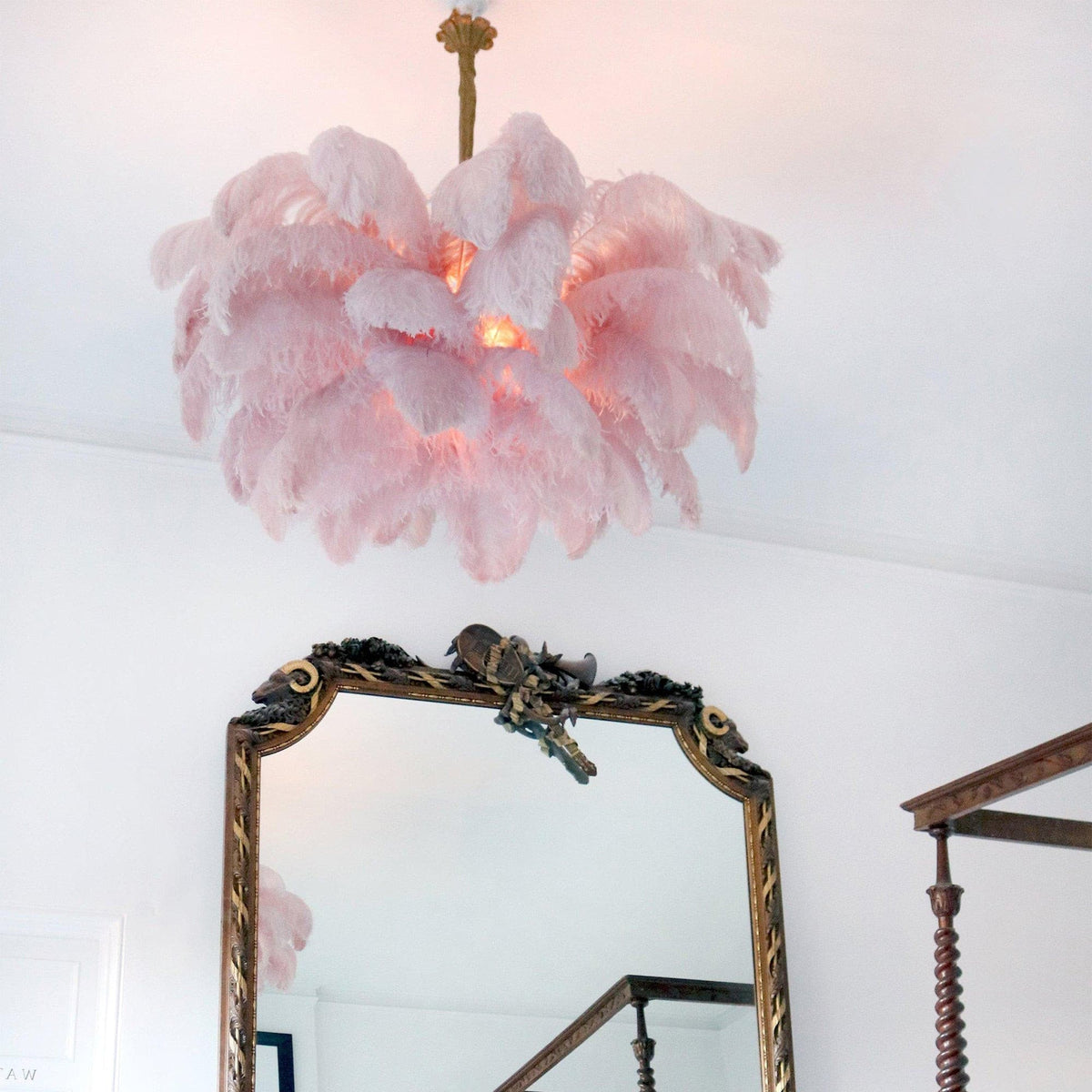 Ostrich Feather Chandeliers – detail 7