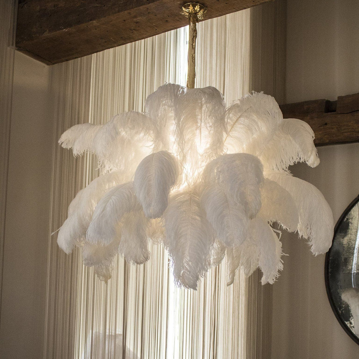 Dekorfine Ostrich Feather Chandeliers — Detail View 50