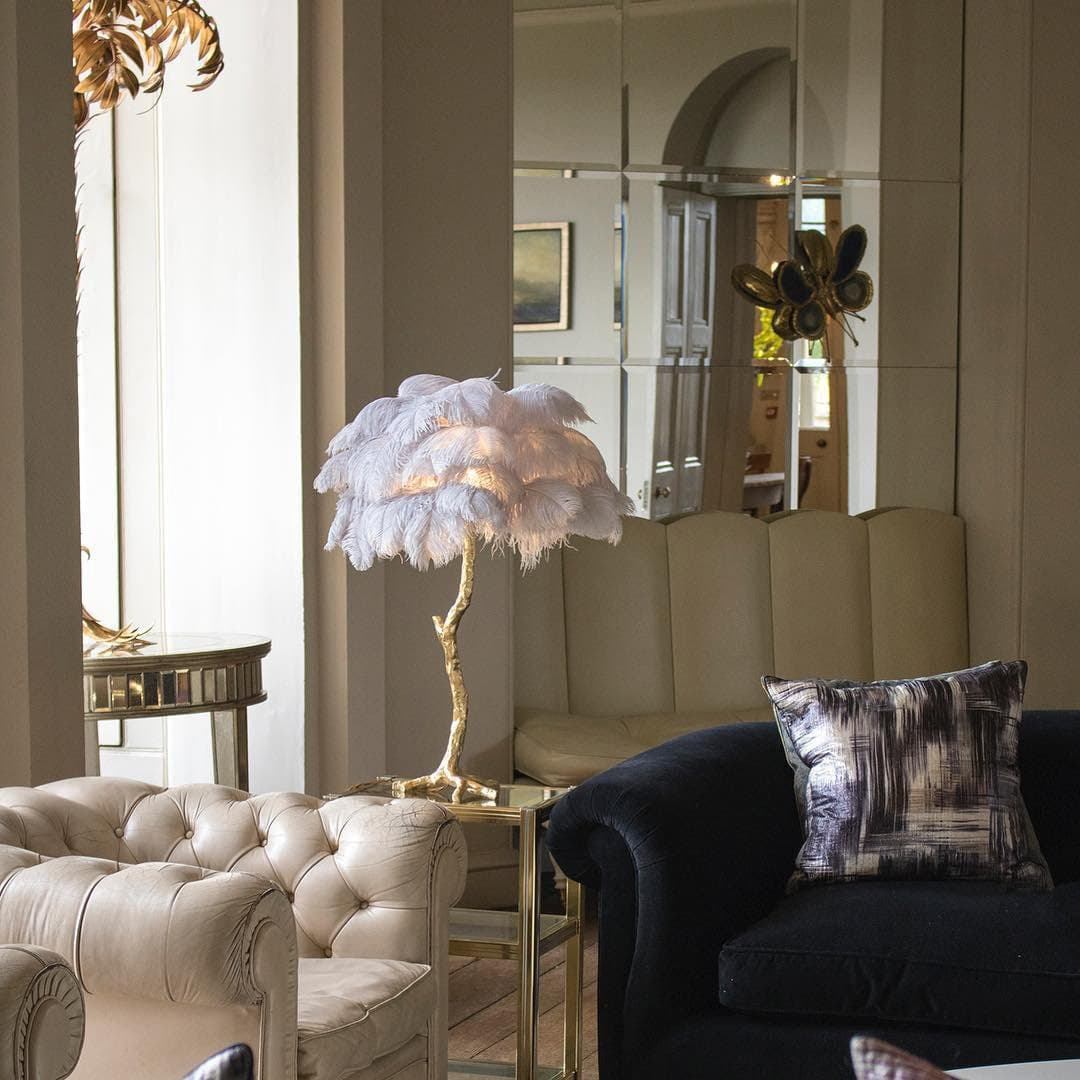 Ostrich Feather Table Lamp – detail 31