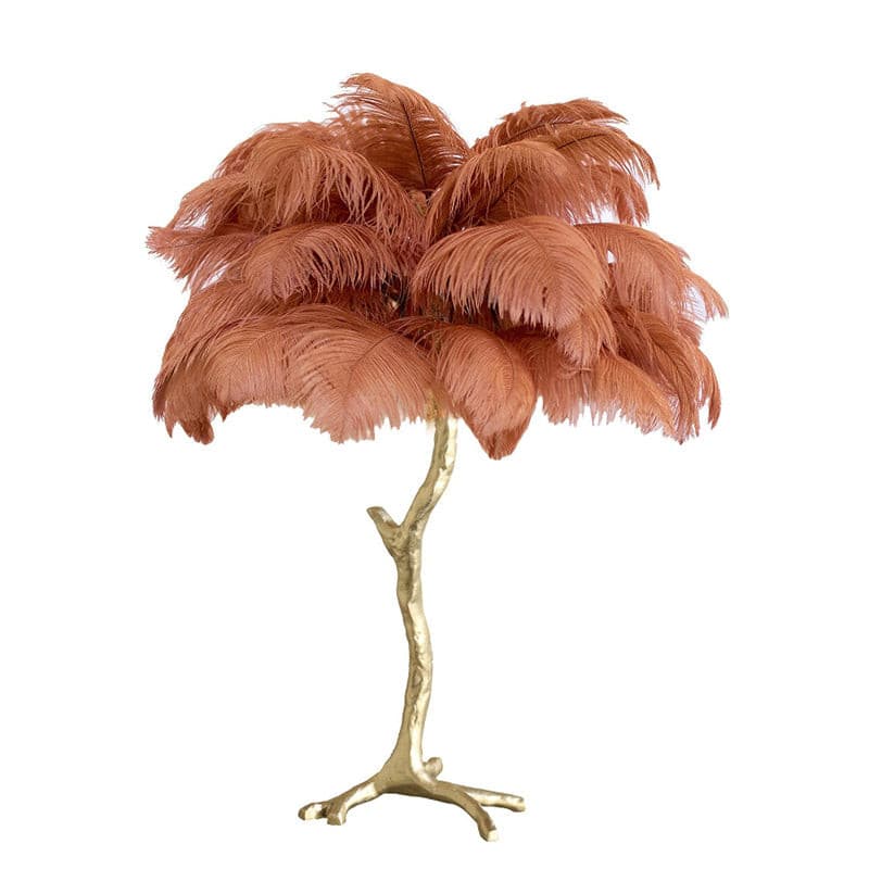 Dekorfine Ostrich Feather Table Lamp — Detail View 64