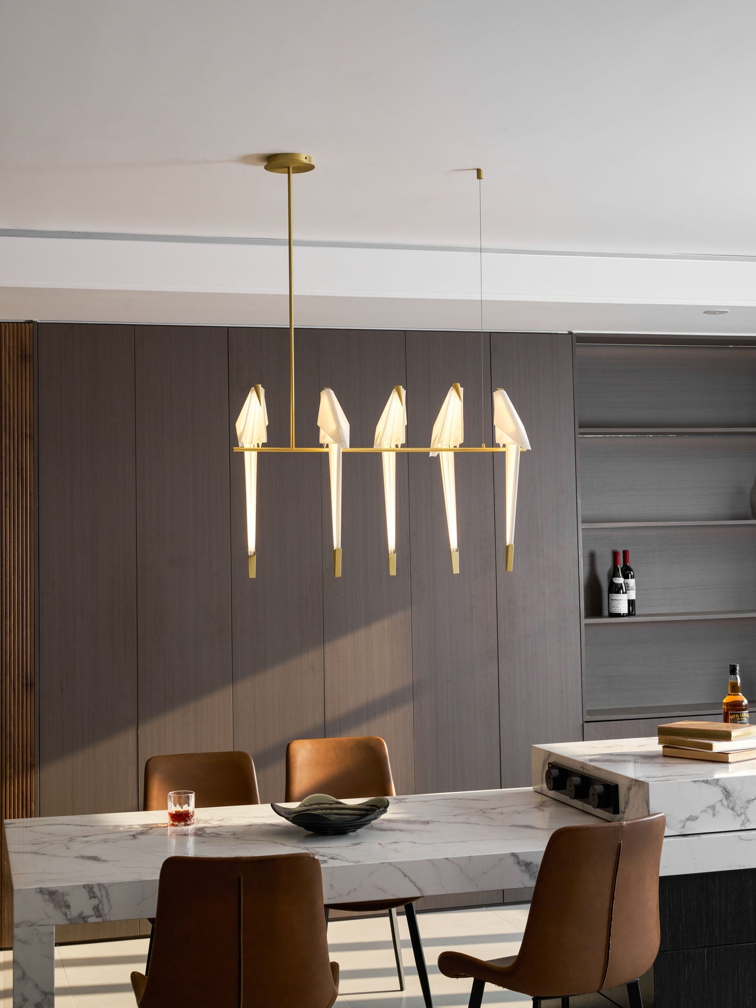 Lampadario lineare Lavela
