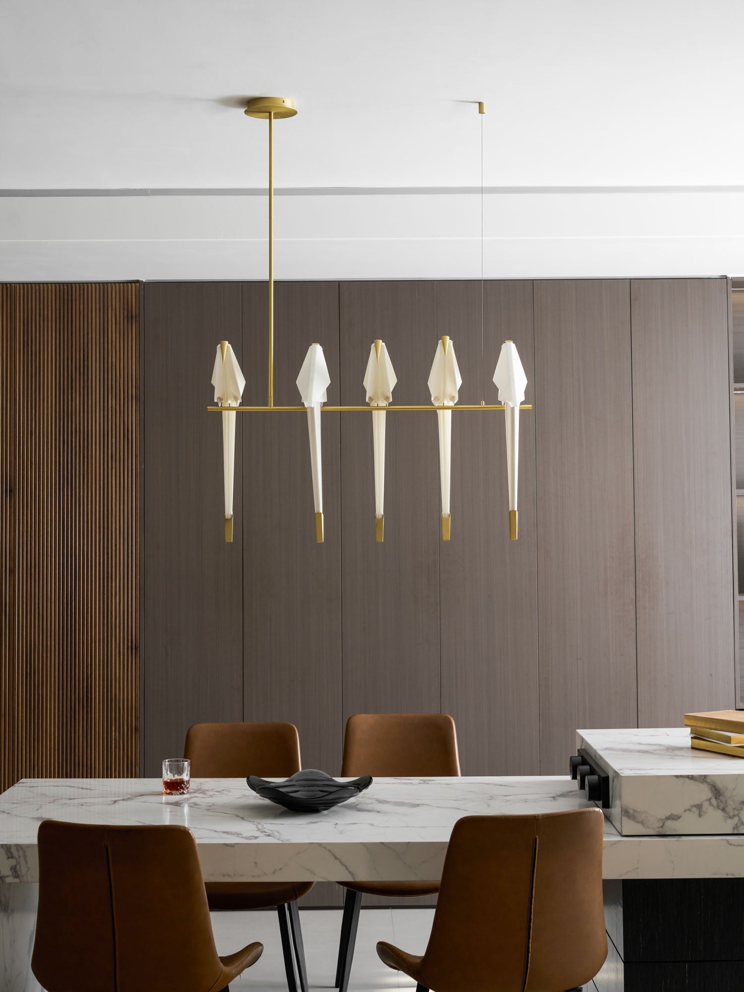 Lampadario lineare Lavela