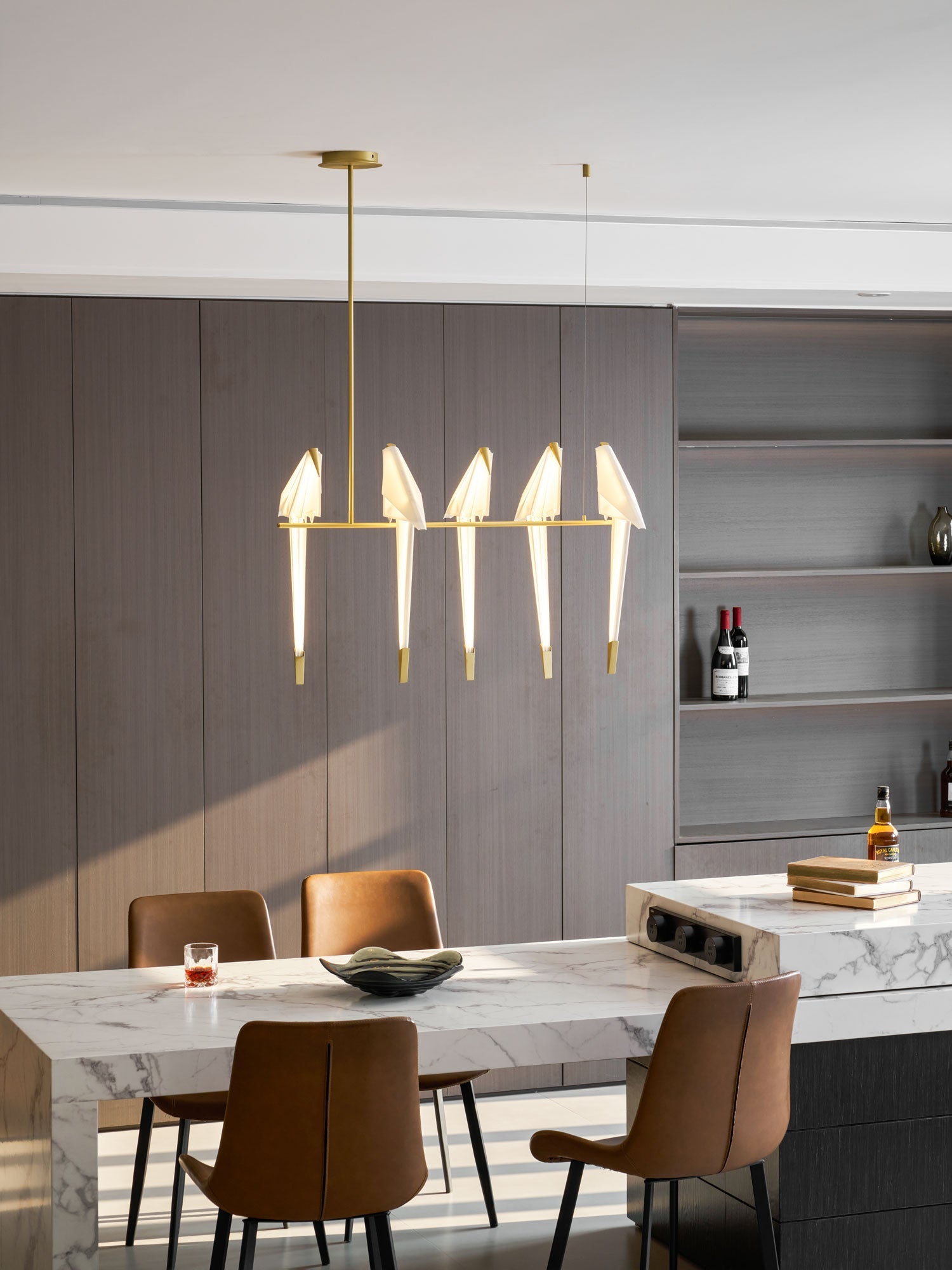 Lampadario lineare Lavela
