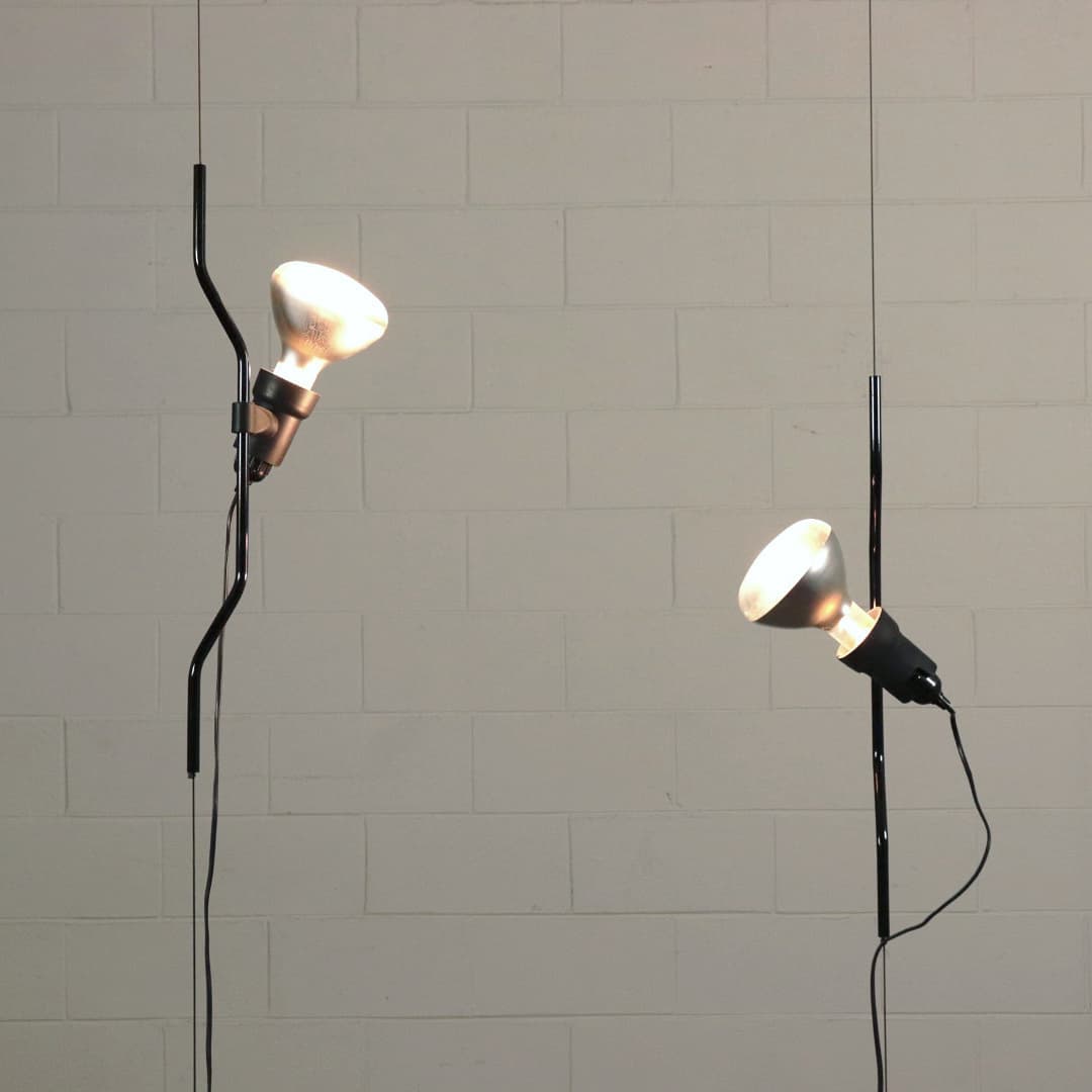 Lampada da terra a soffitto industriale Chicino