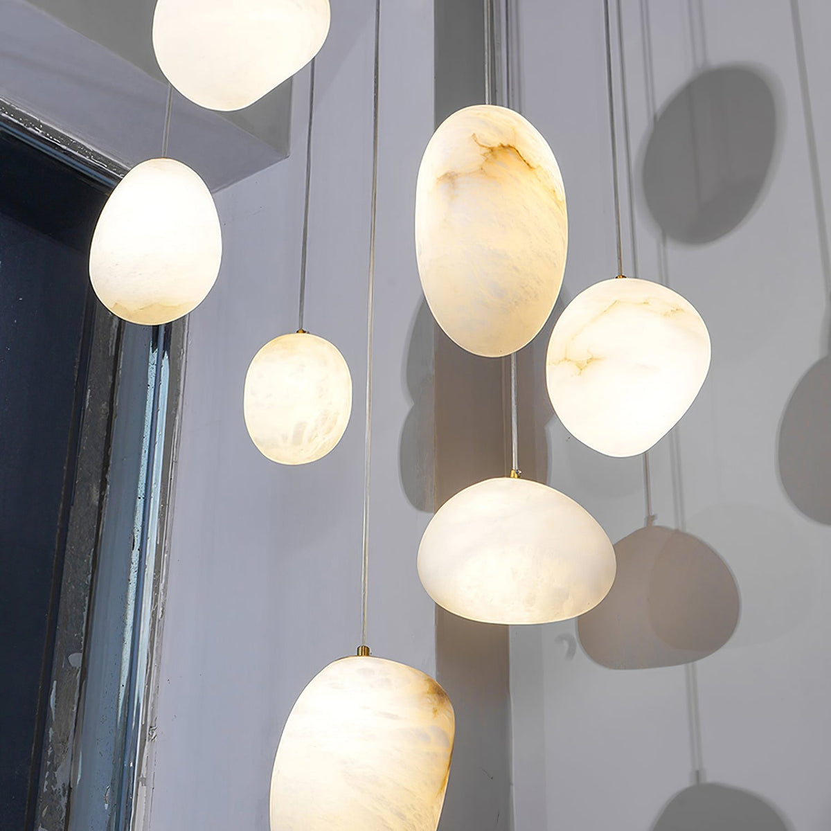 Pebbles Alabaster Pendant Lamp – detail 5