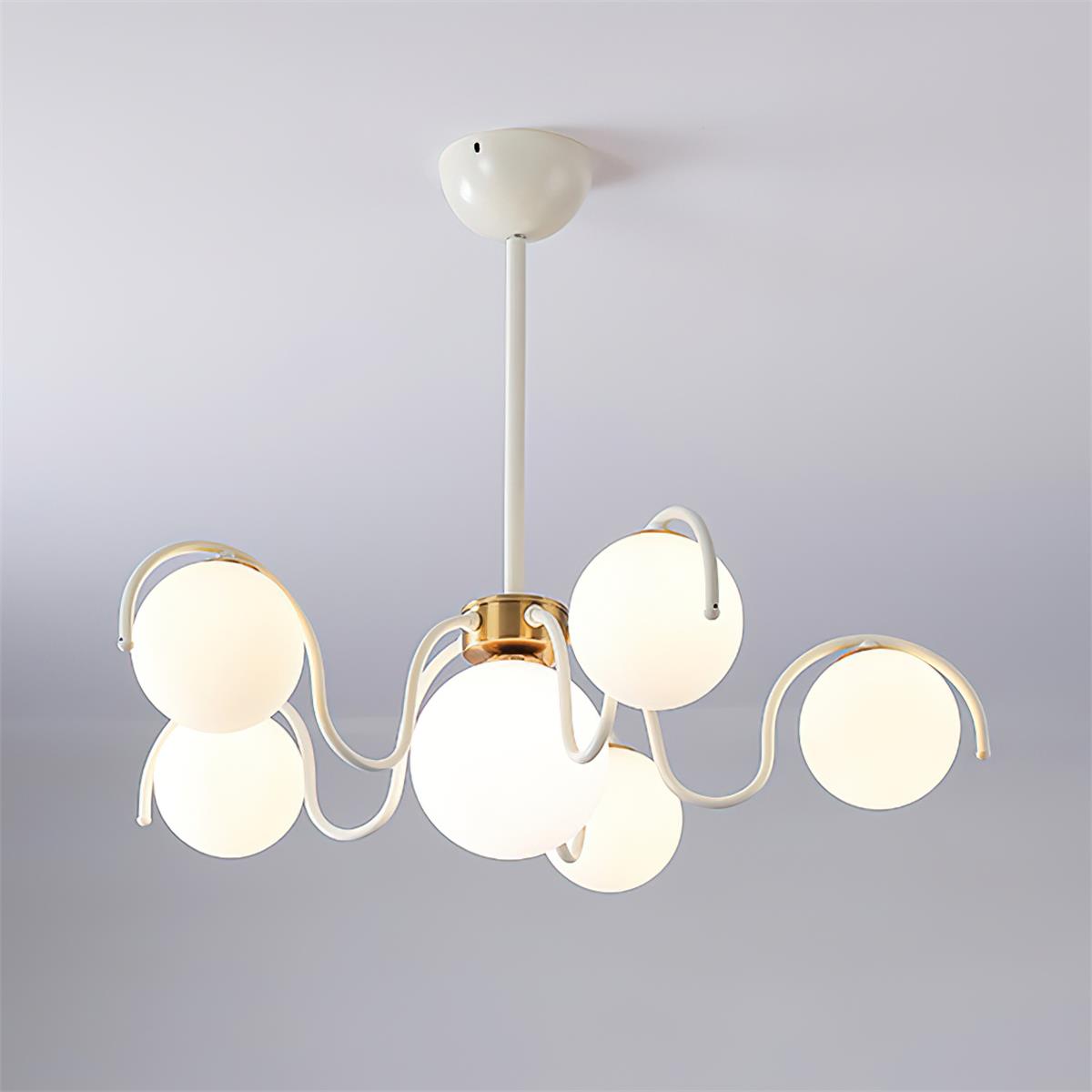 Lampadario a globo Riorasa