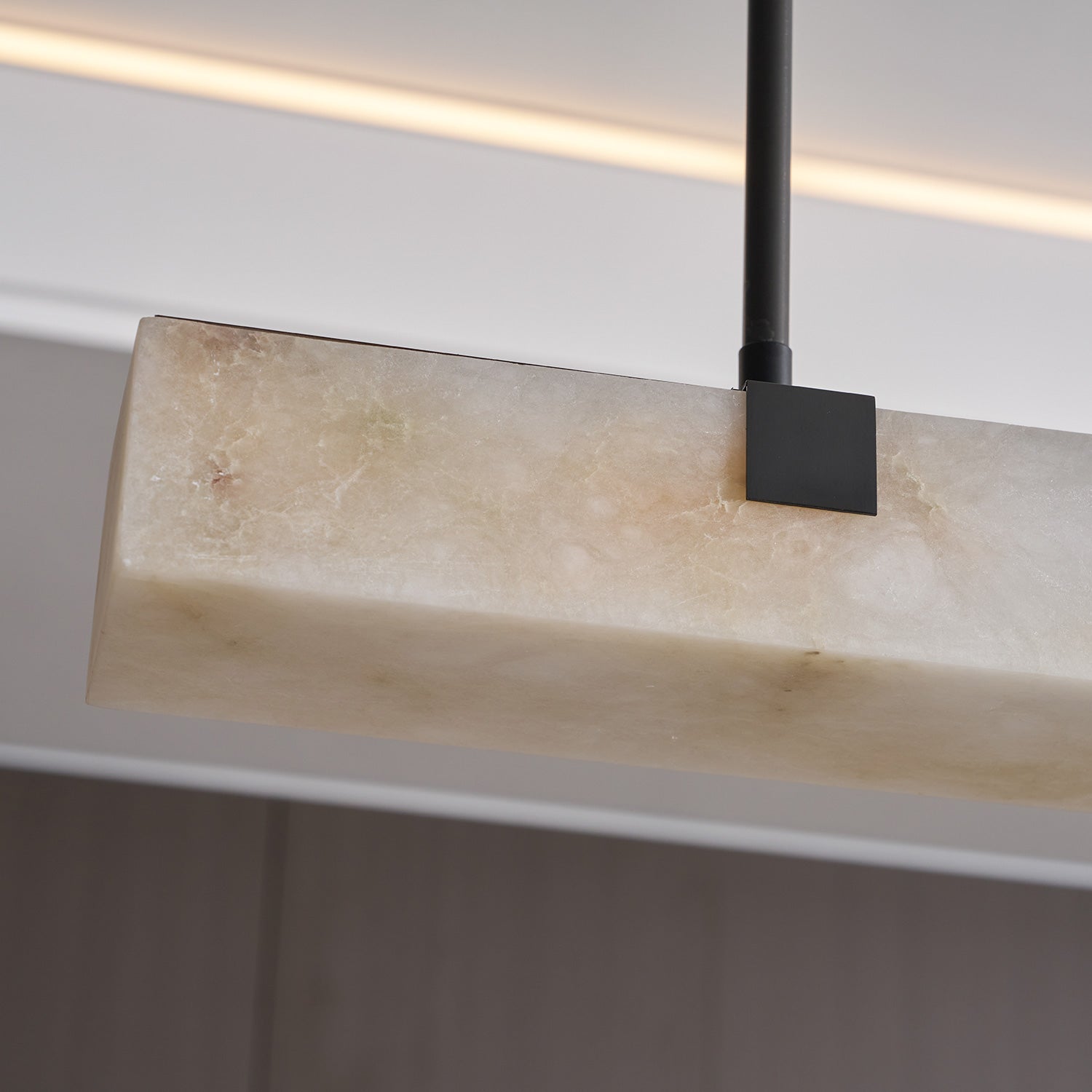 Lampadario lineare Riessi