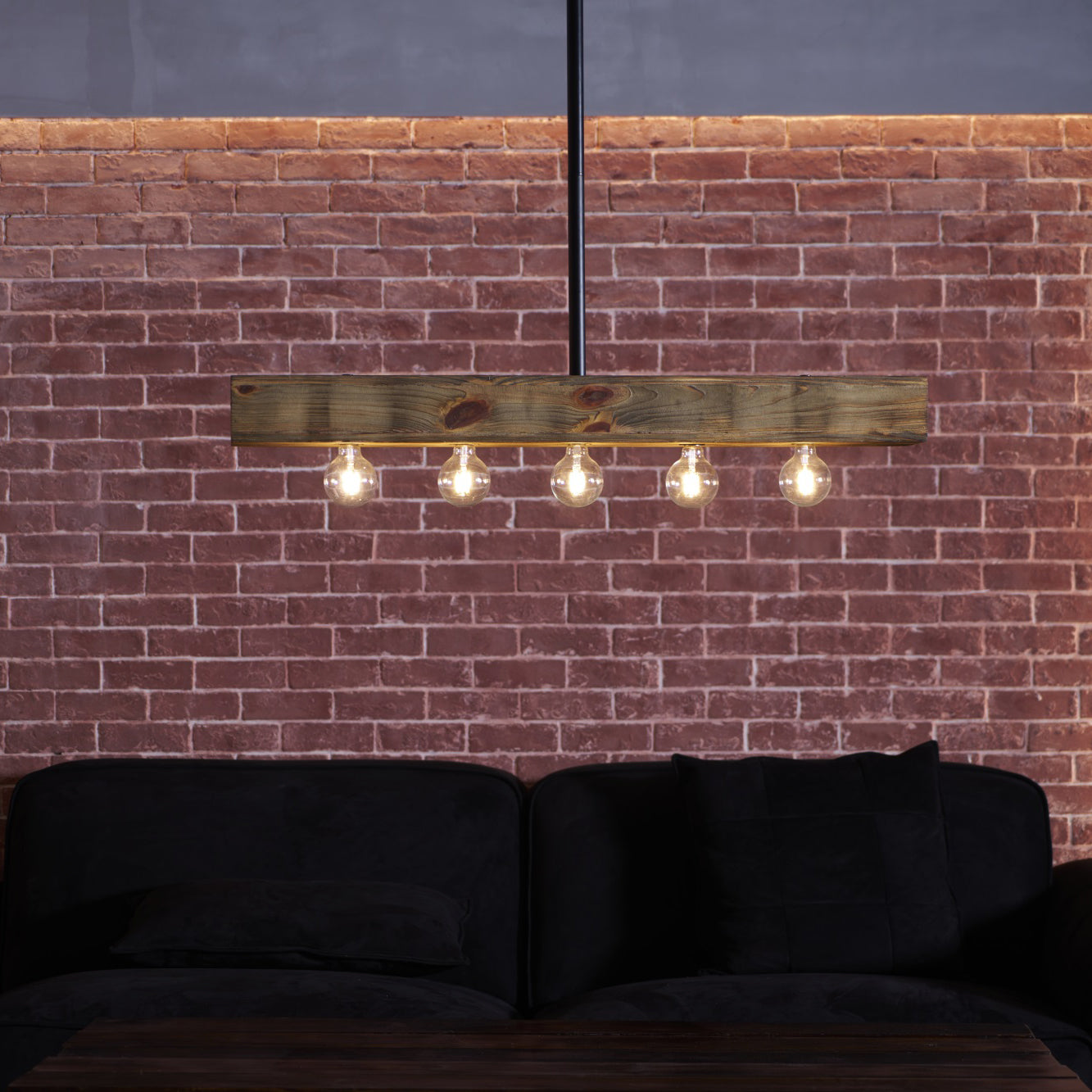 Lampadario lineare Serilone
