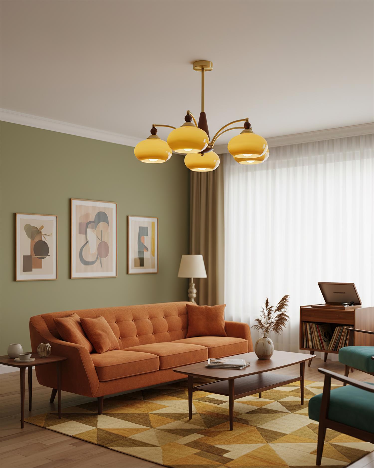 Lampadario vintage Loini