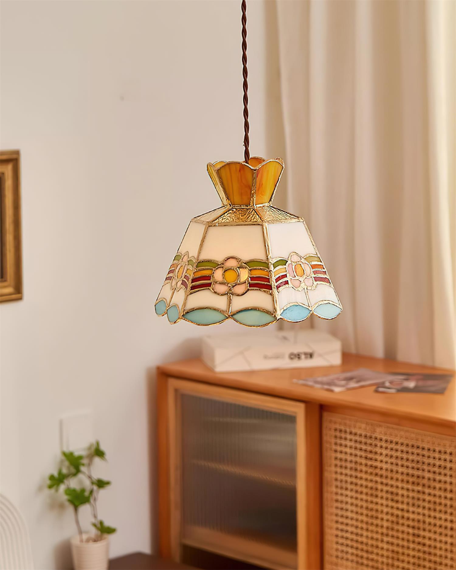 Lampada a sospensione vintage Renami