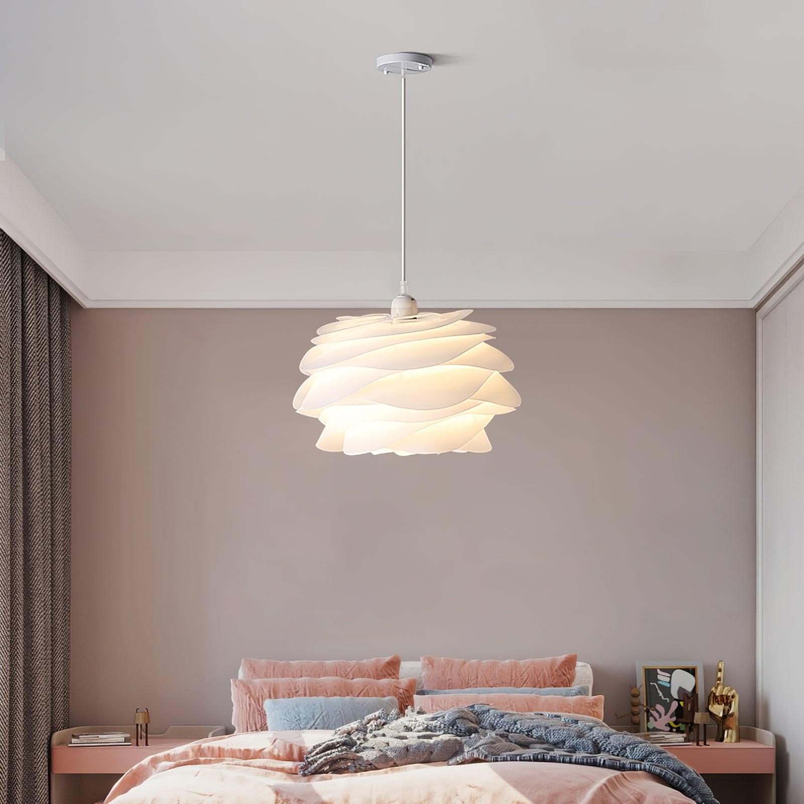 Lampada a sospensione floreale Nerara