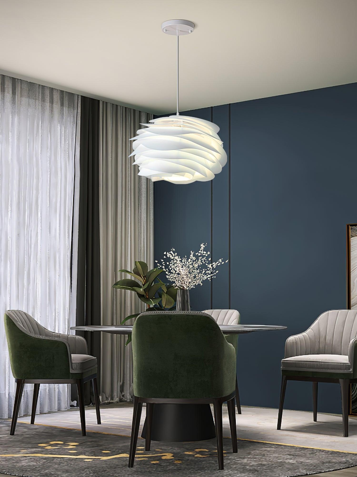 Lampada a sospensione floreale Nerara