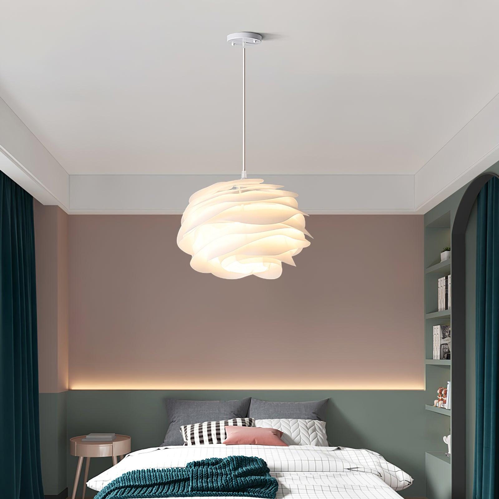 Lampada a sospensione floreale Nerara