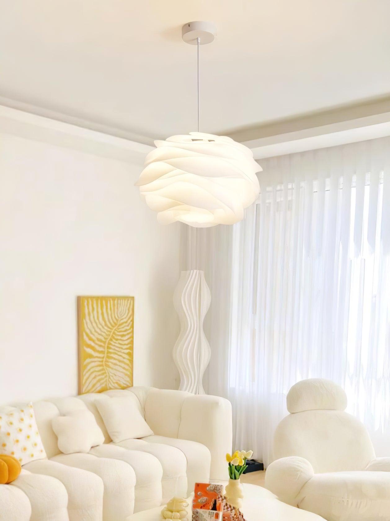 Lampada a sospensione floreale Nerara