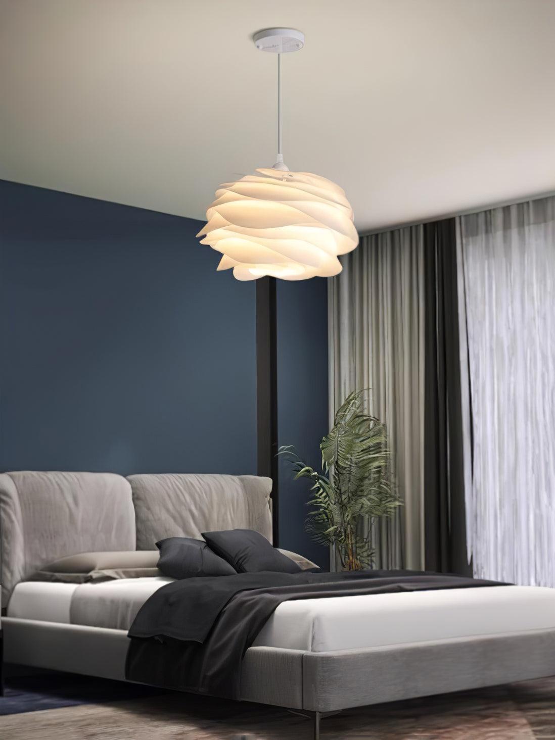 Lampada a sospensione floreale Nerara