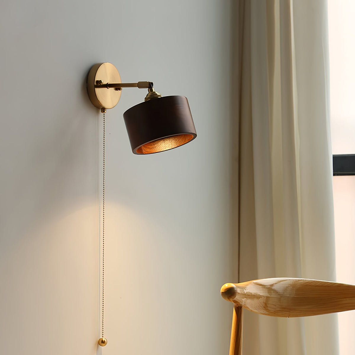 Rotatable Wooden Wall Lamp – detail 13