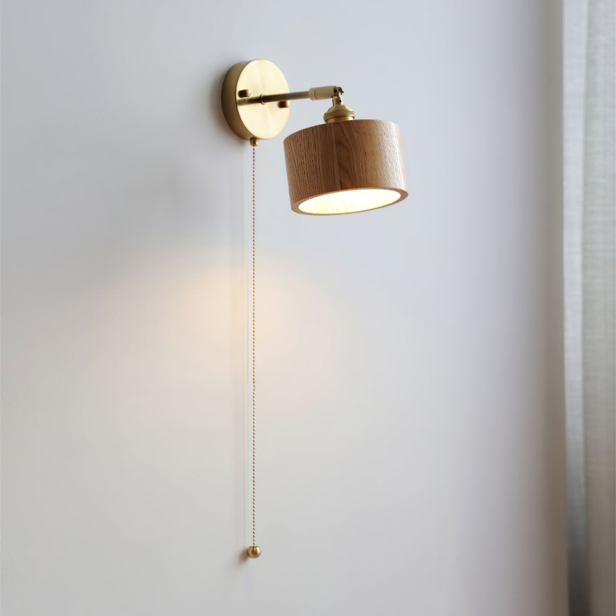 Rotatable Wooden Wall Lamp – detail 4