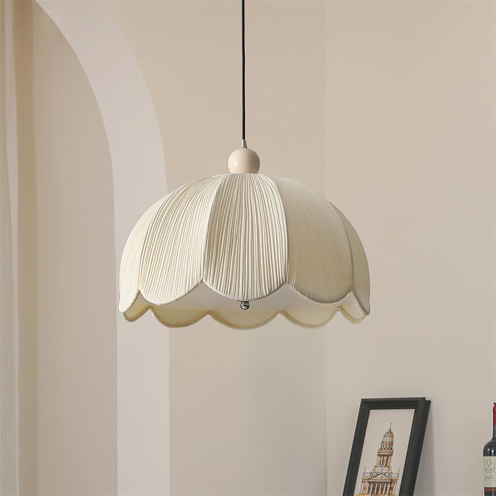 Lampada a sospensione plissettata Morinario