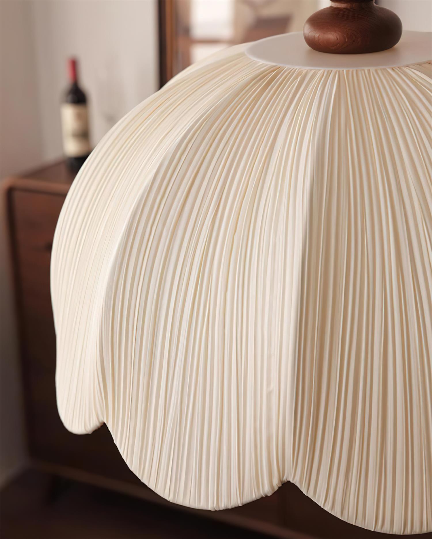 Lampada a sospensione plissettata Morinario