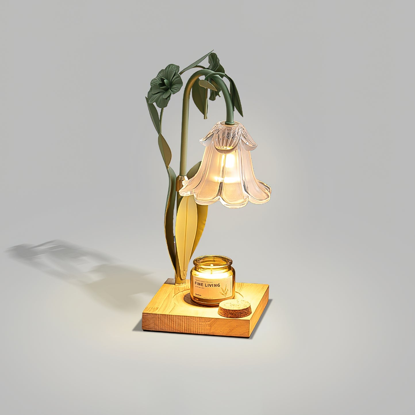 Lampada da tavolo scaldacandela Dolimo
