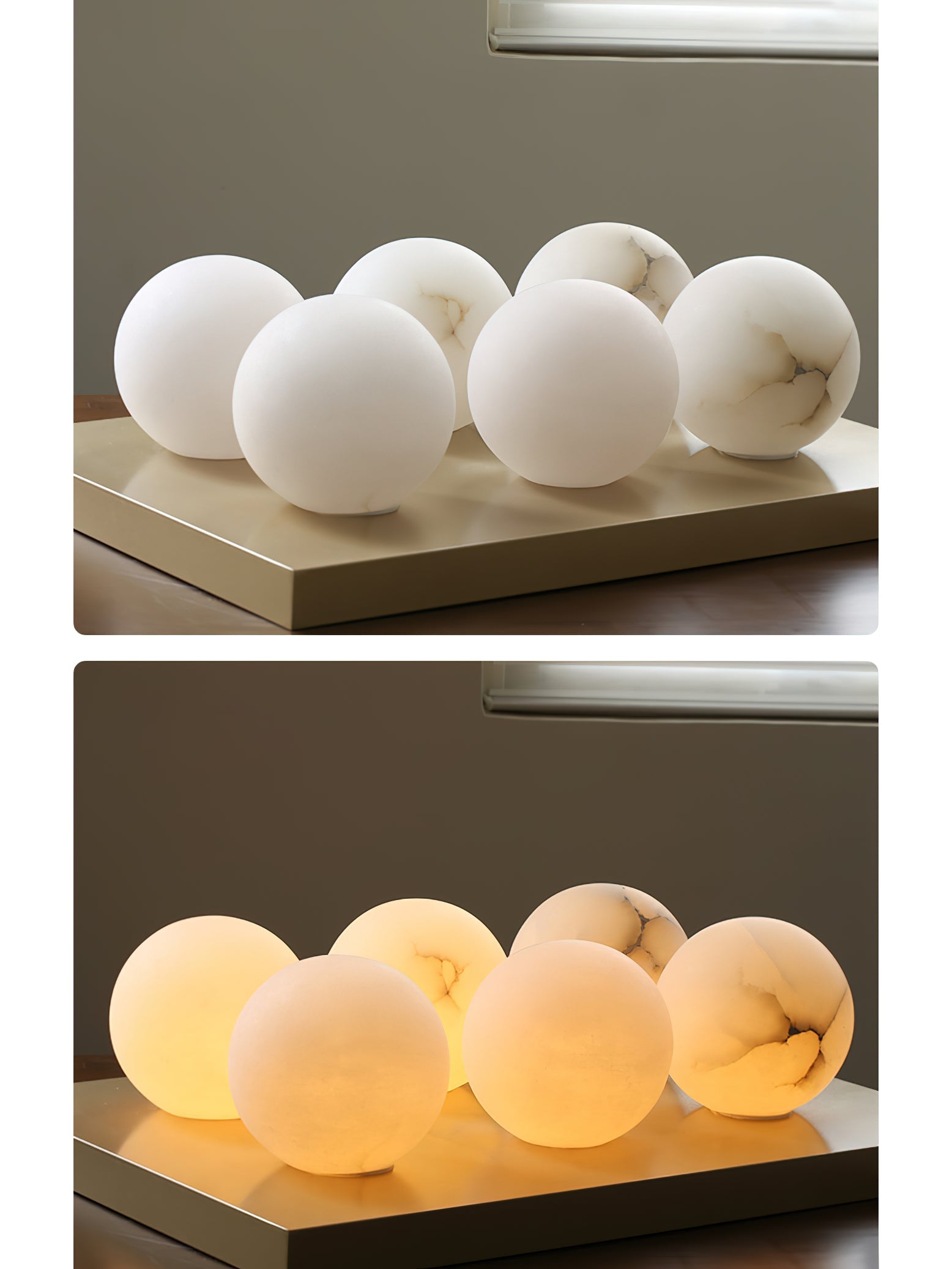 Lampada a sospensione globo Nallorave
