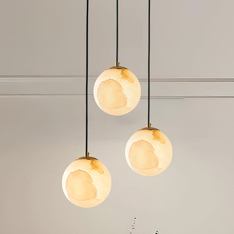 Lampada a sospensione globo Nallorave