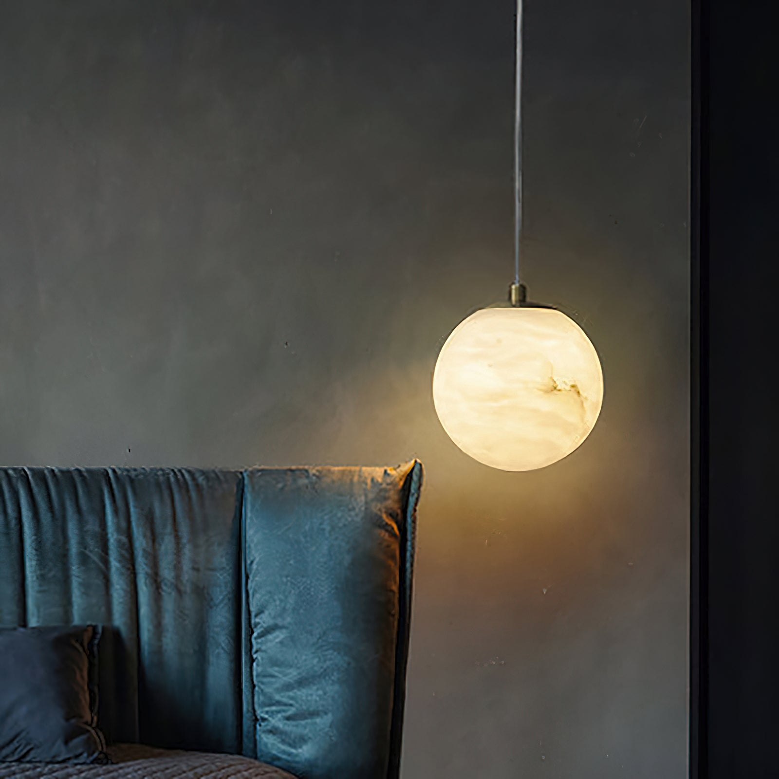 Lampada a sospensione globo Nallorave