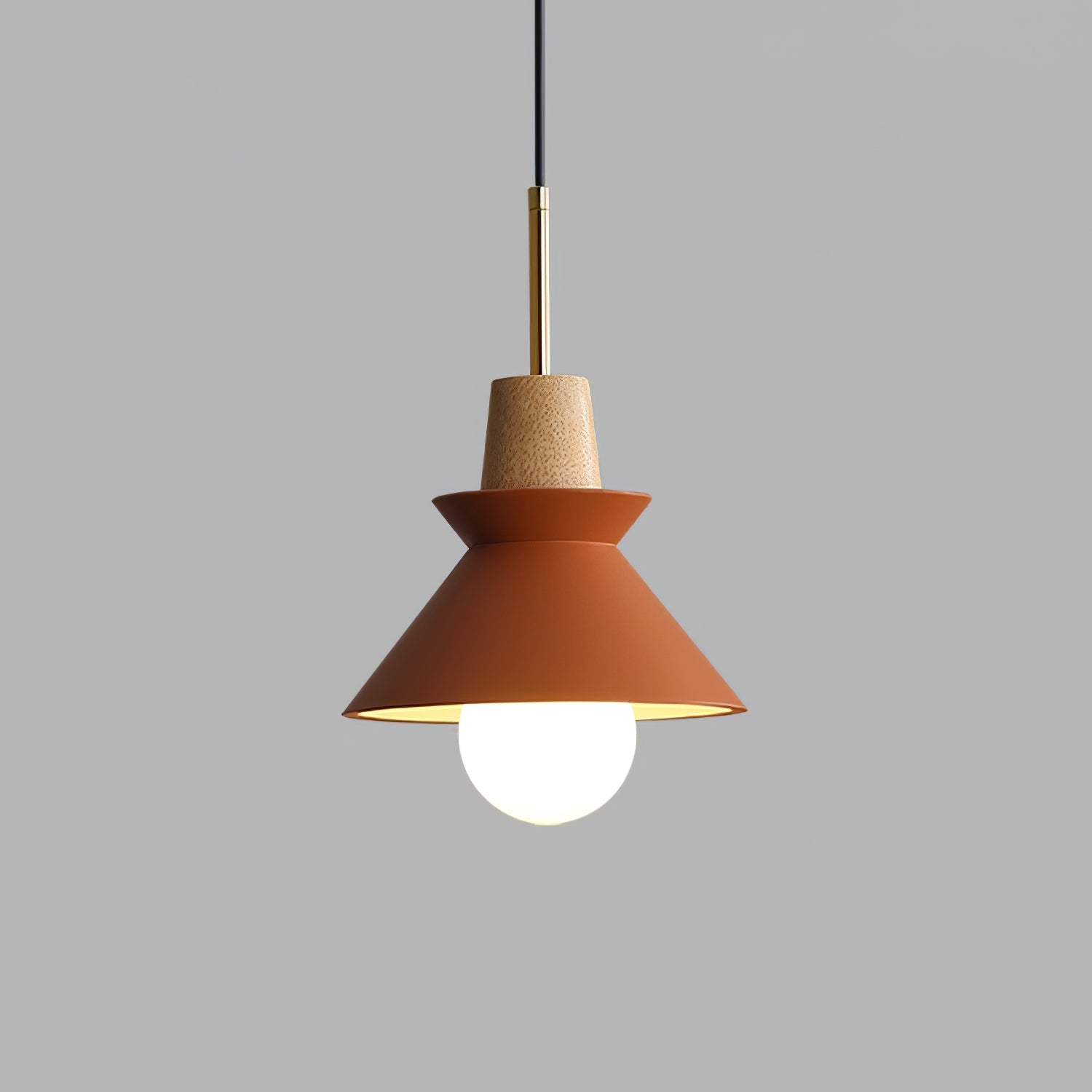 Lampada a sospensione conica Ferami