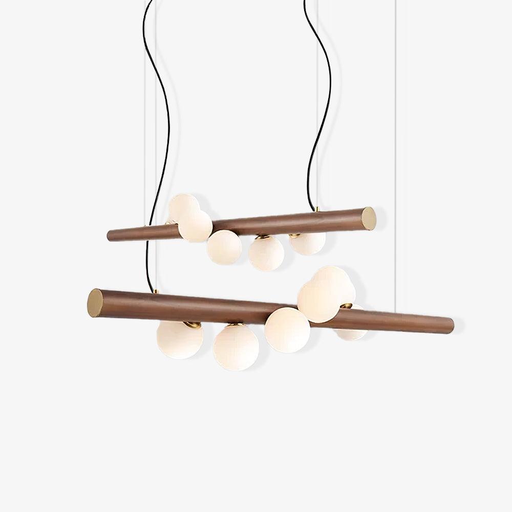 Lampada a sospensione lineare Seravino