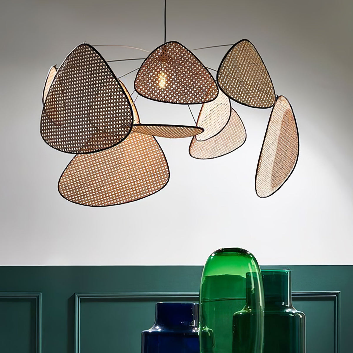 Screen Cannage Pendant Swag Light - Vakkerlight