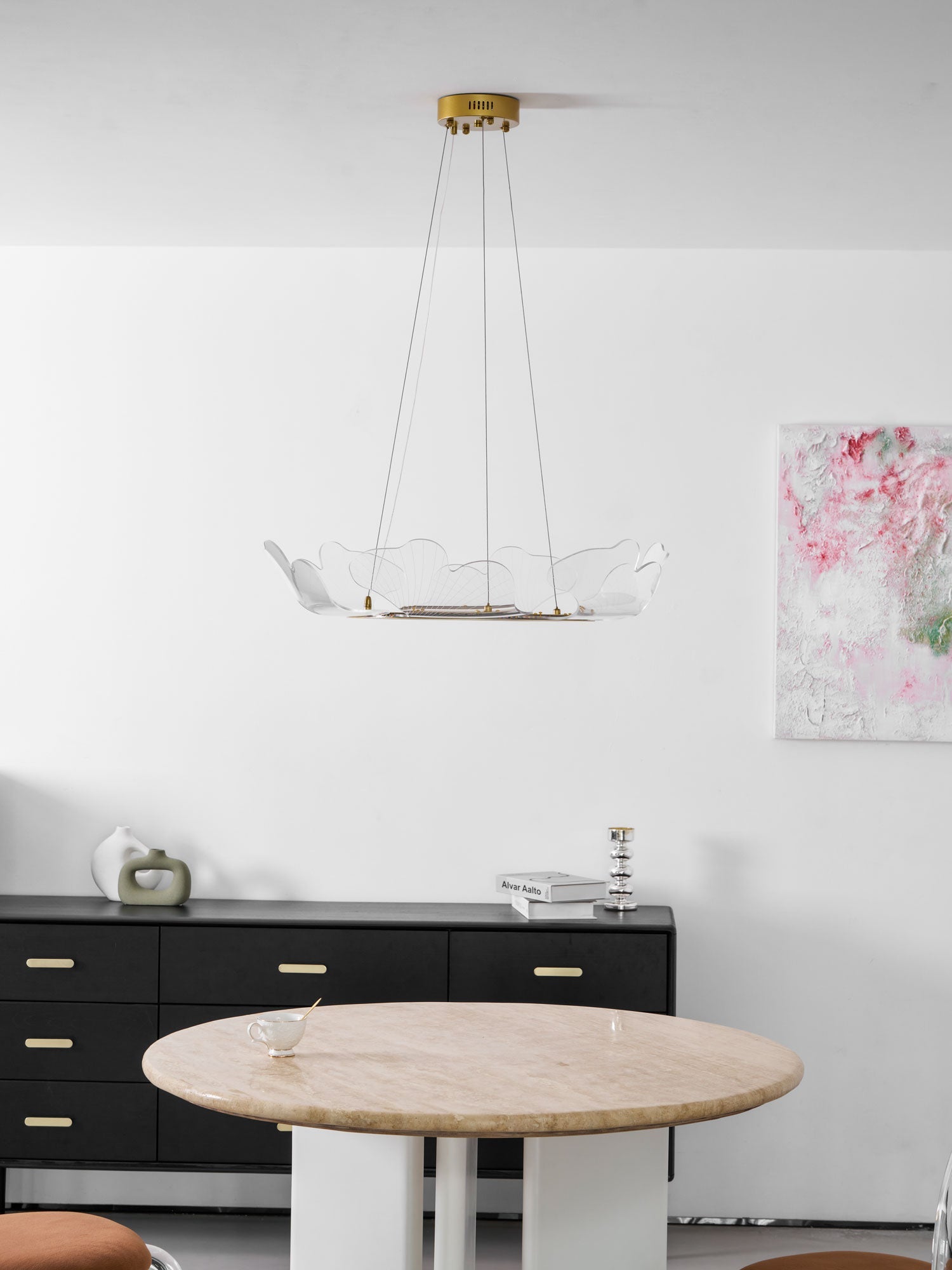 Lampadario a foglia Nelira