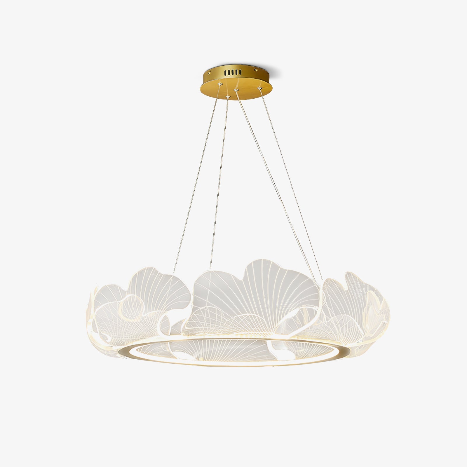 Lampadario a foglia Nelira