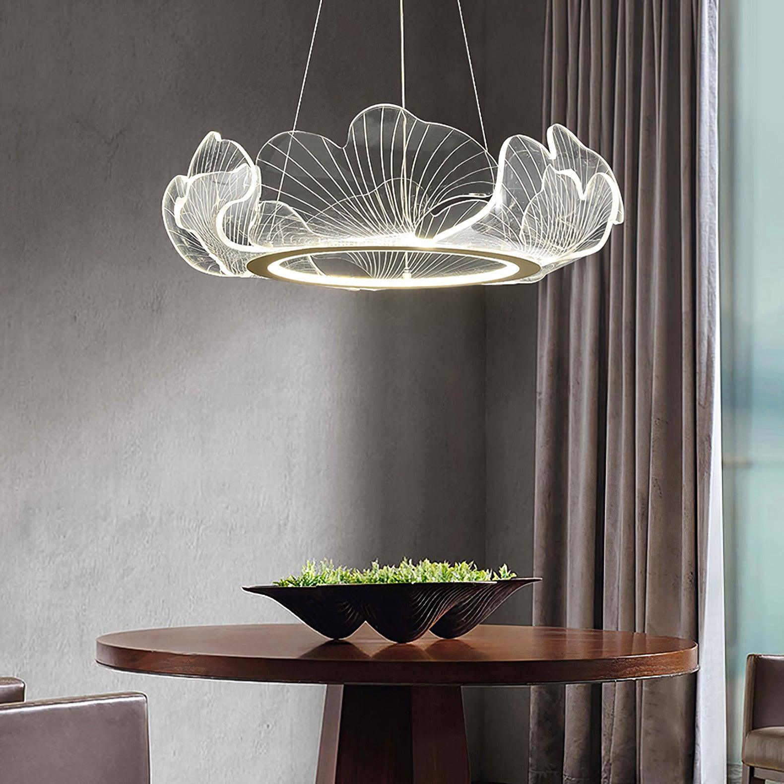 Lampadario a foglia Nelira