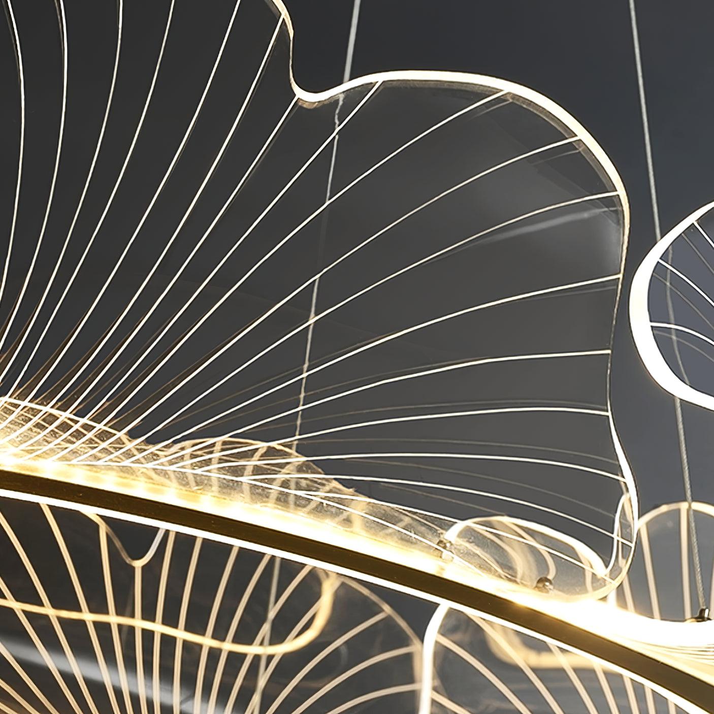 Lampadario a foglia Nelira
