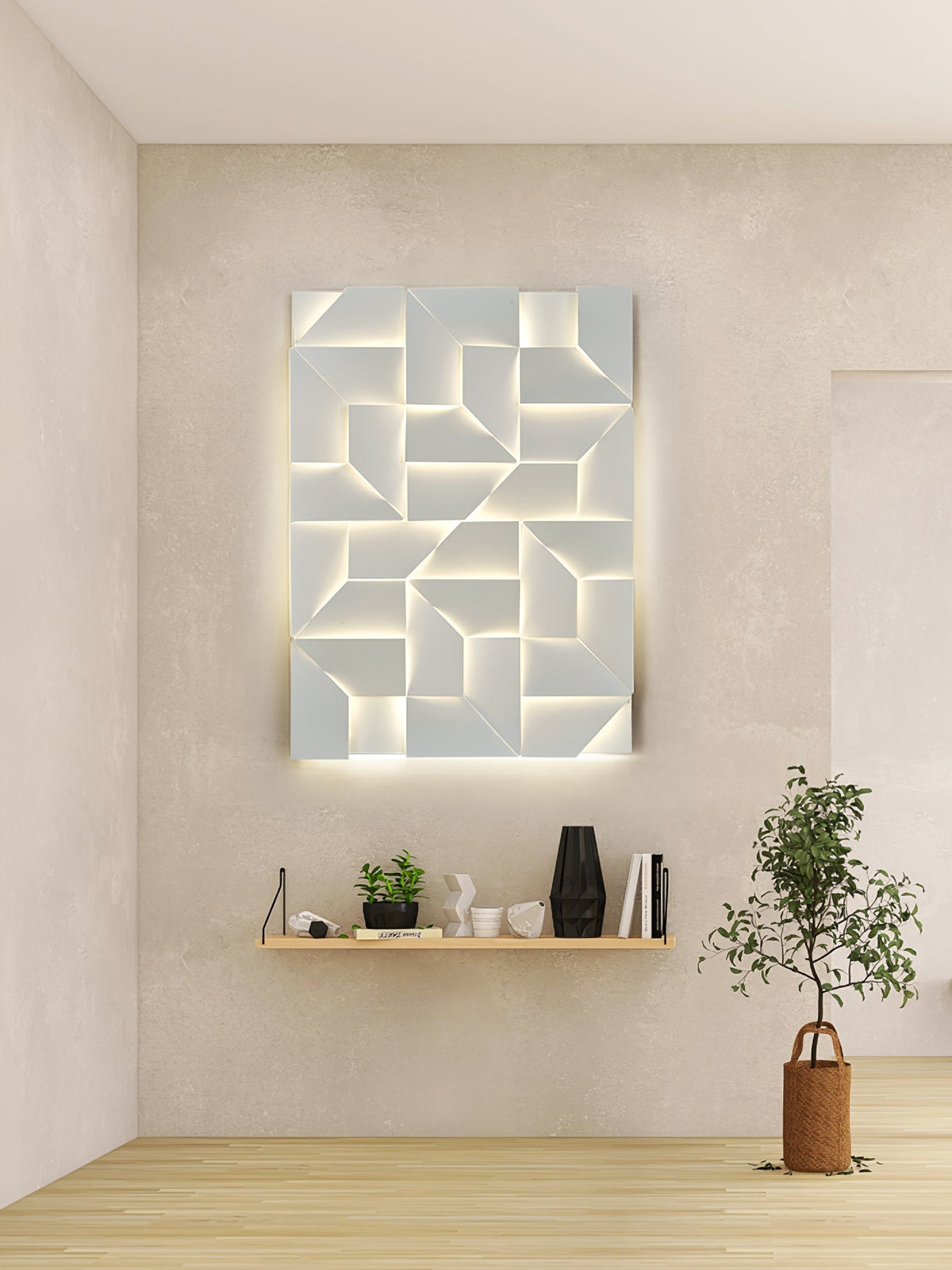 Applique da parete geometrica Morero