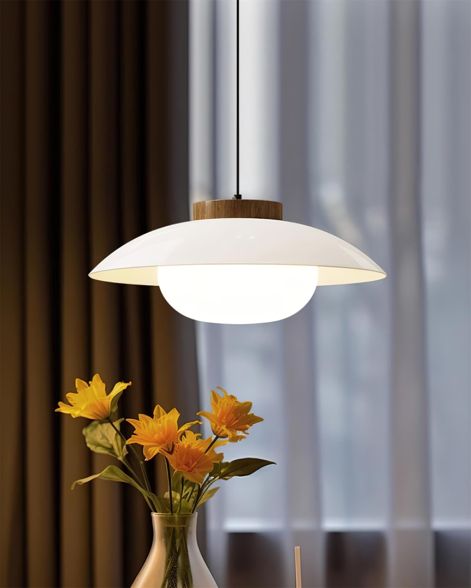 Lampada a sospensione rotonda Zellorari