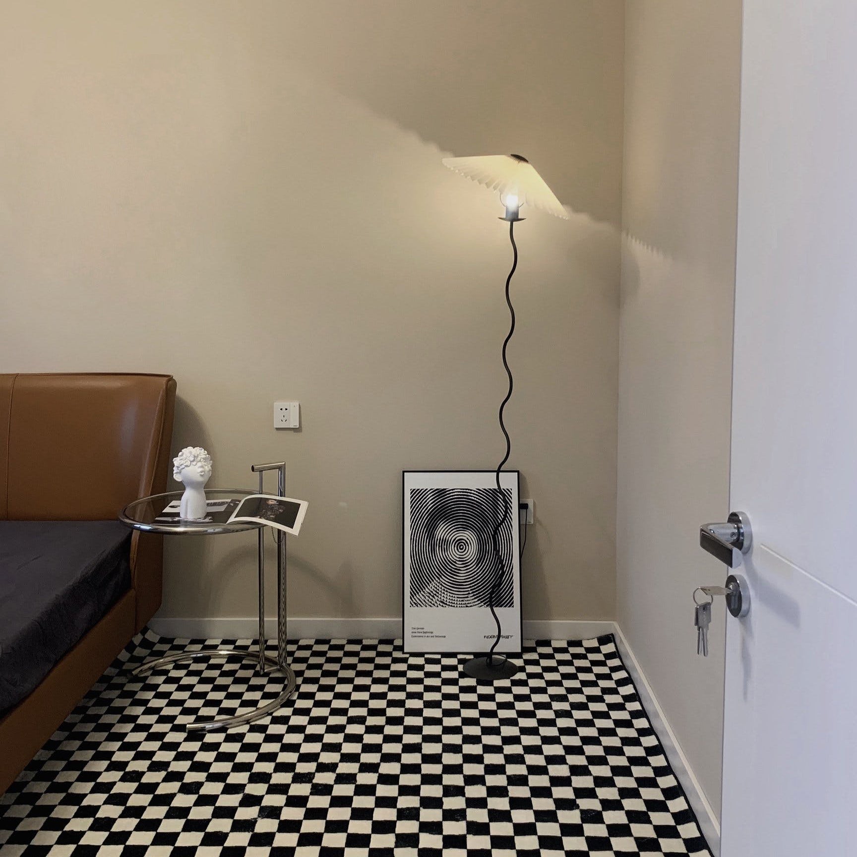 Lampada da terra ondulata Viliala