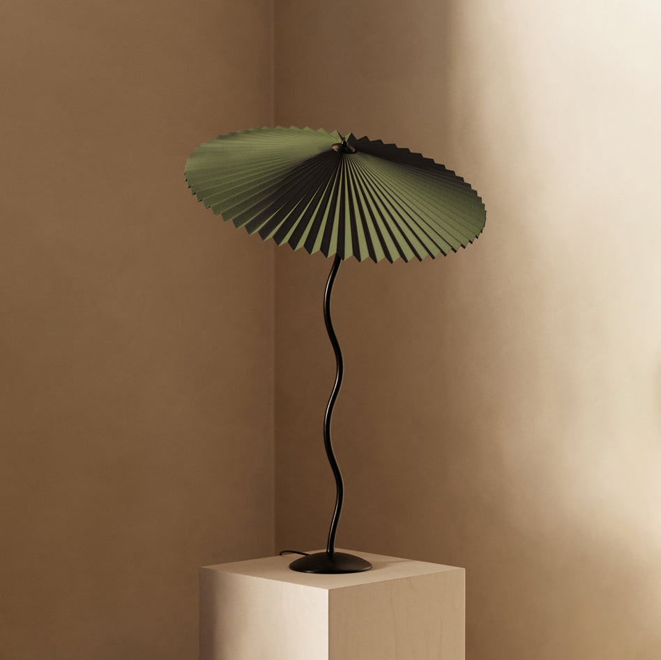 Lampada da tavolo ondulata Venelana