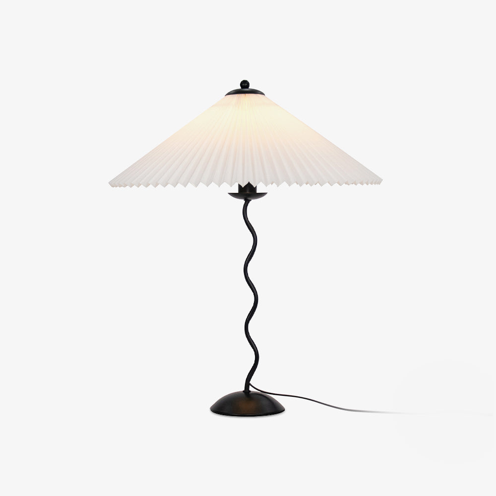Lampada da tavolo ondulata Venelana