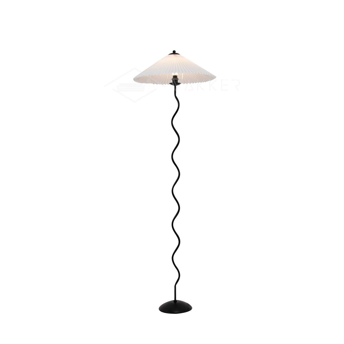 Lampada da terra ondulata Viliala