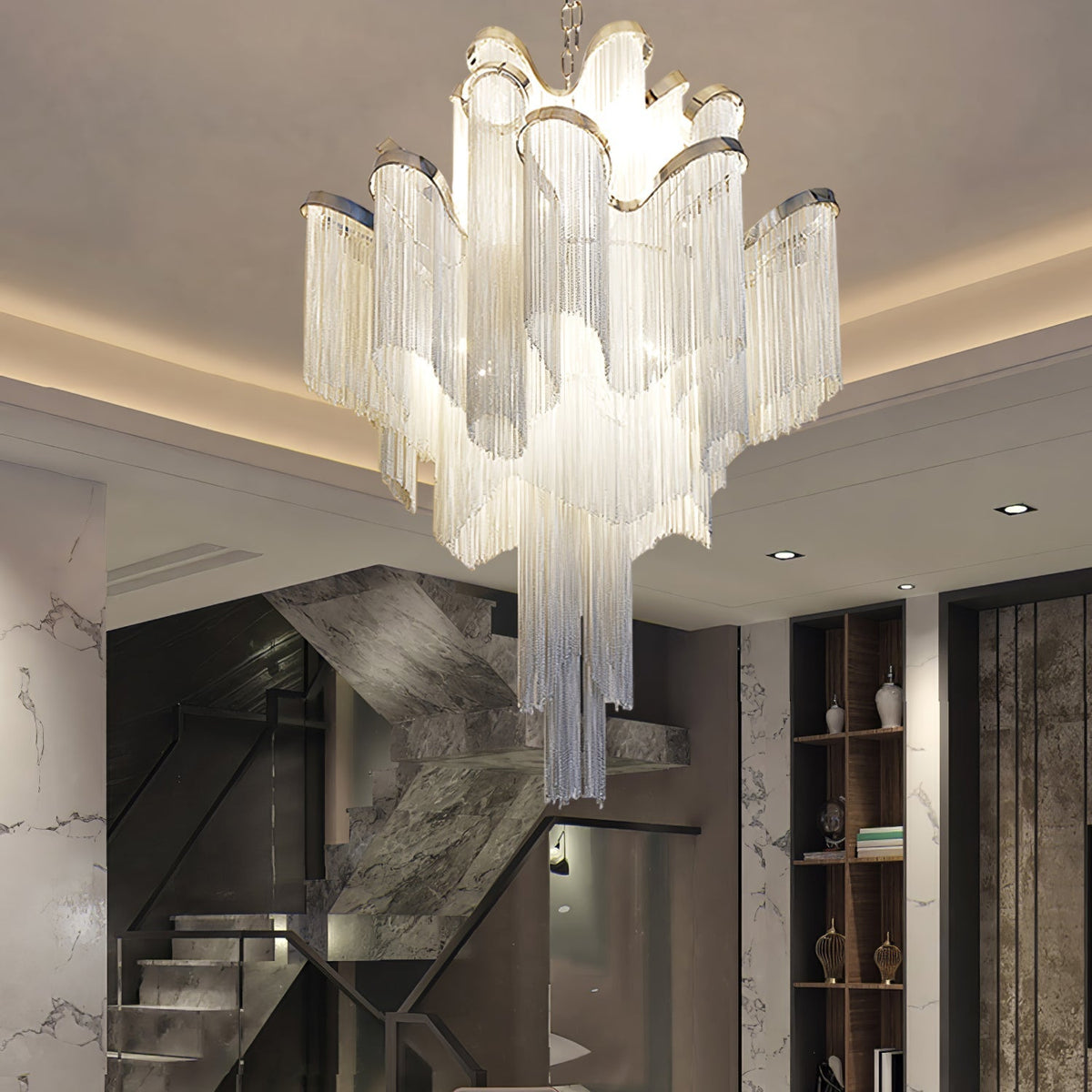 Stream Chain Chandelier – detail 14