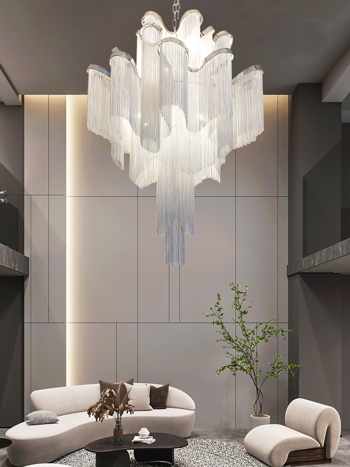 Lampadario a cascata Zalensera