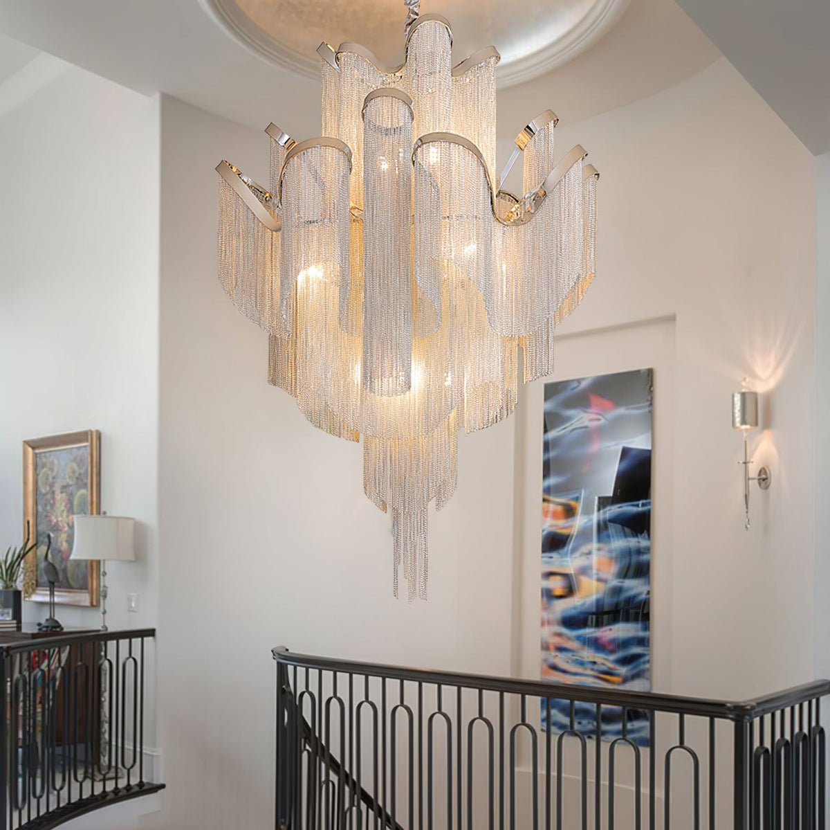 Stream Chain Chandelier – detail 18