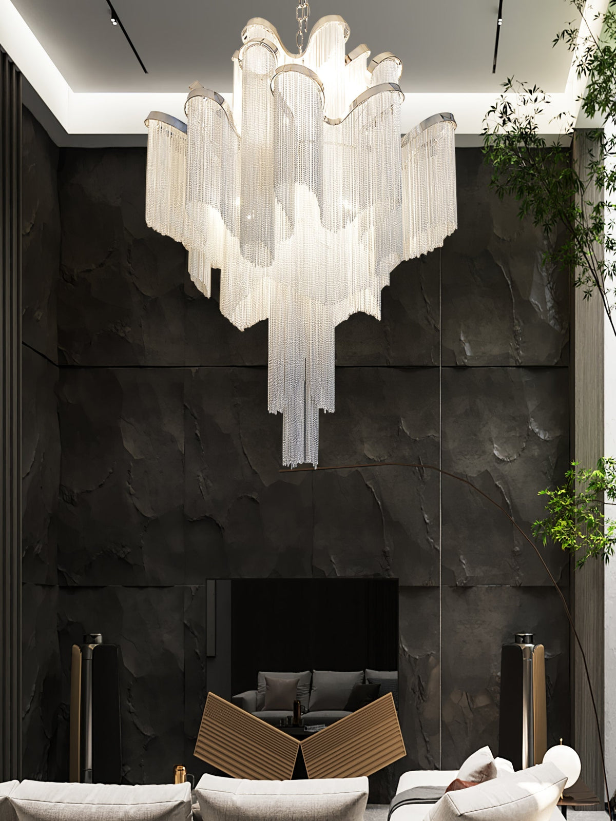 Lampadario a cascata Zalensera