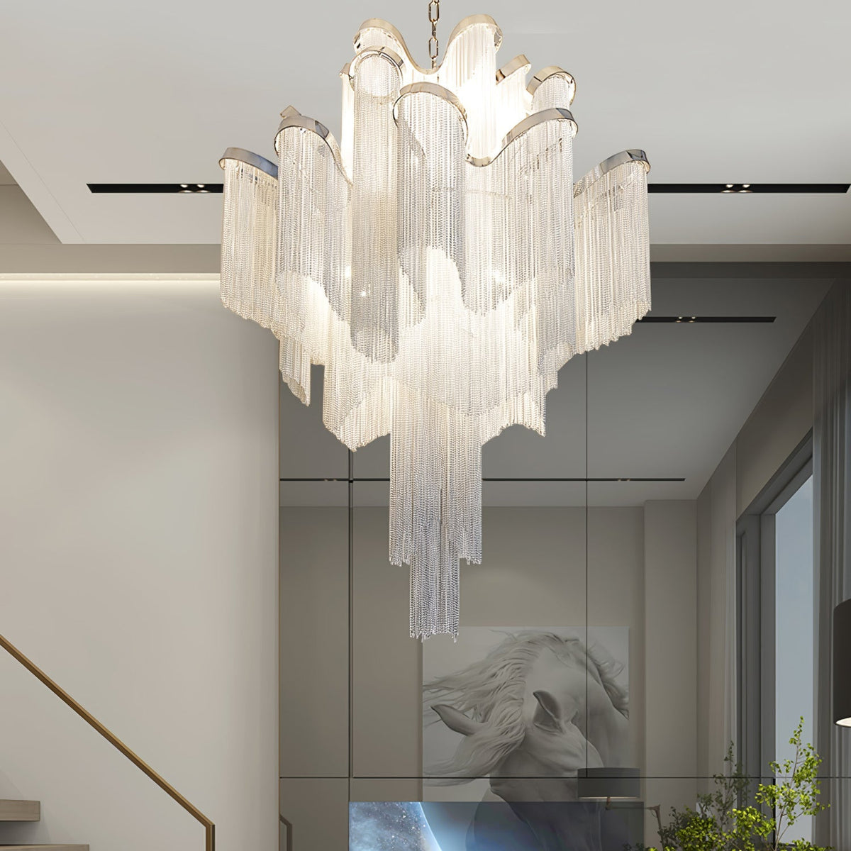 Lampadario a cascata Zalensera