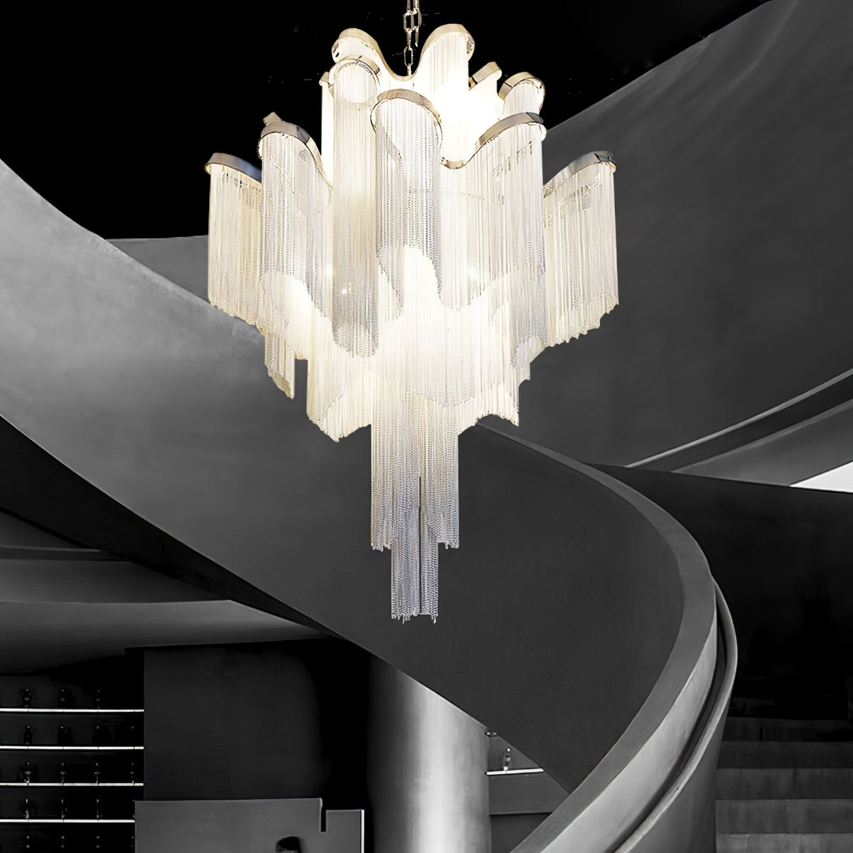 Lampadario a cascata Zalensera
