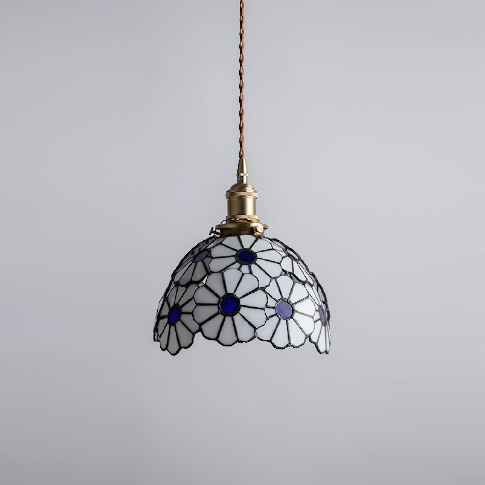Lampada a sospensione floreale Anarelio