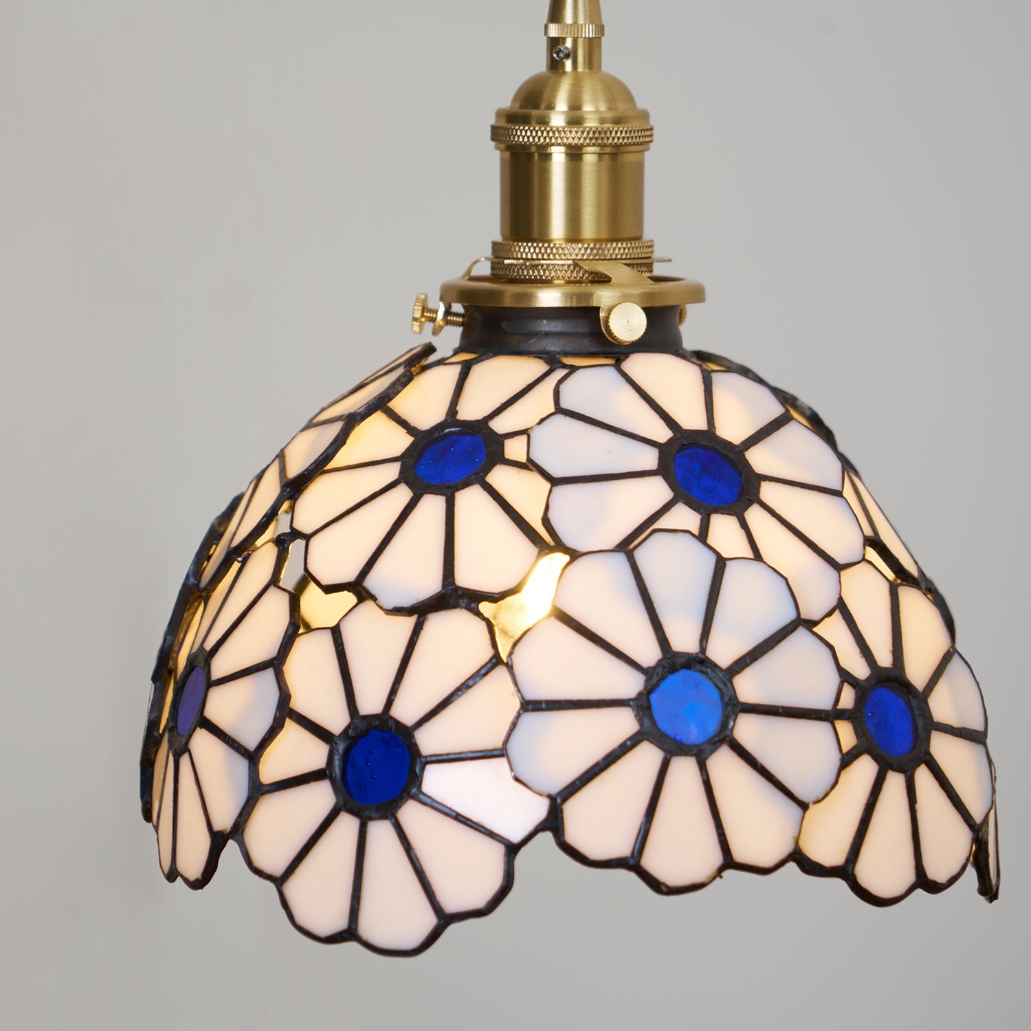 Lampada a sospensione floreale Anarelio