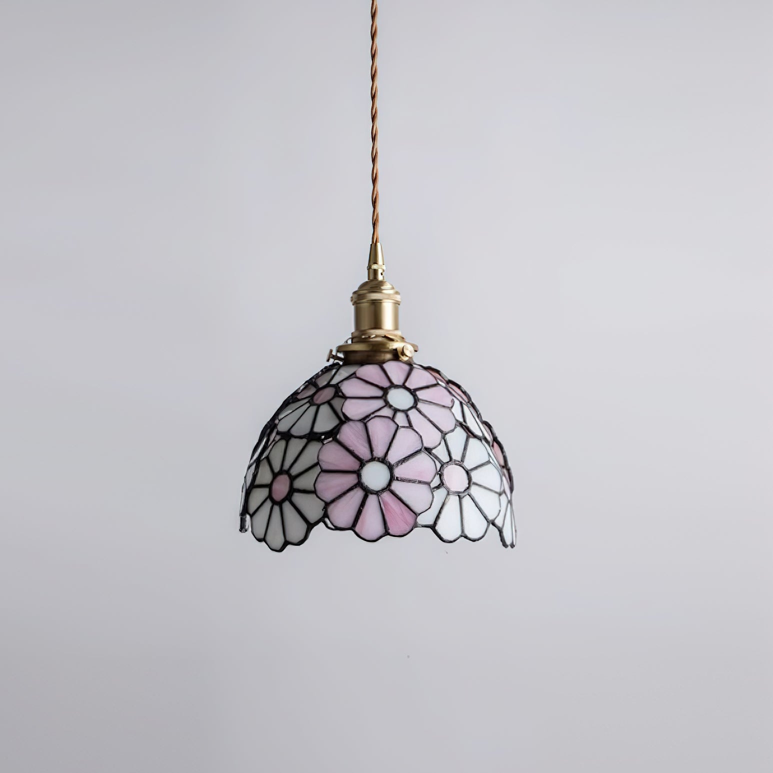 Lampada a sospensione floreale Anarelio